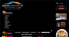 Desktop Screenshot of galeria-malarstwa.pl