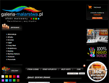 Tablet Screenshot of galeria-malarstwa.pl